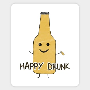 Happy Drunk Sticker